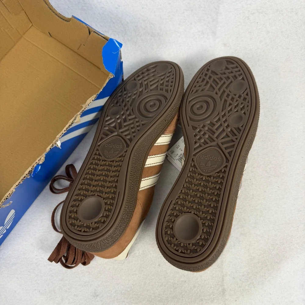 Adidas Handball Spezial Sneakers Mens US 9 UK 8.5 Suede Gum Sole Brown KJ6016